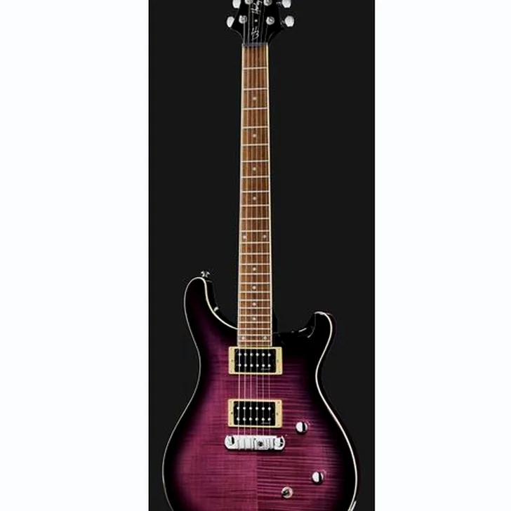 Elektrische gitaar review Harley Benton CST-24 Purple Burst