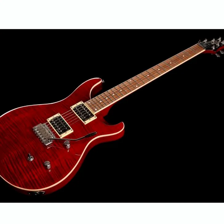 Elektrische gitaar review Harley Benton CST-24T Black Cherry Flame