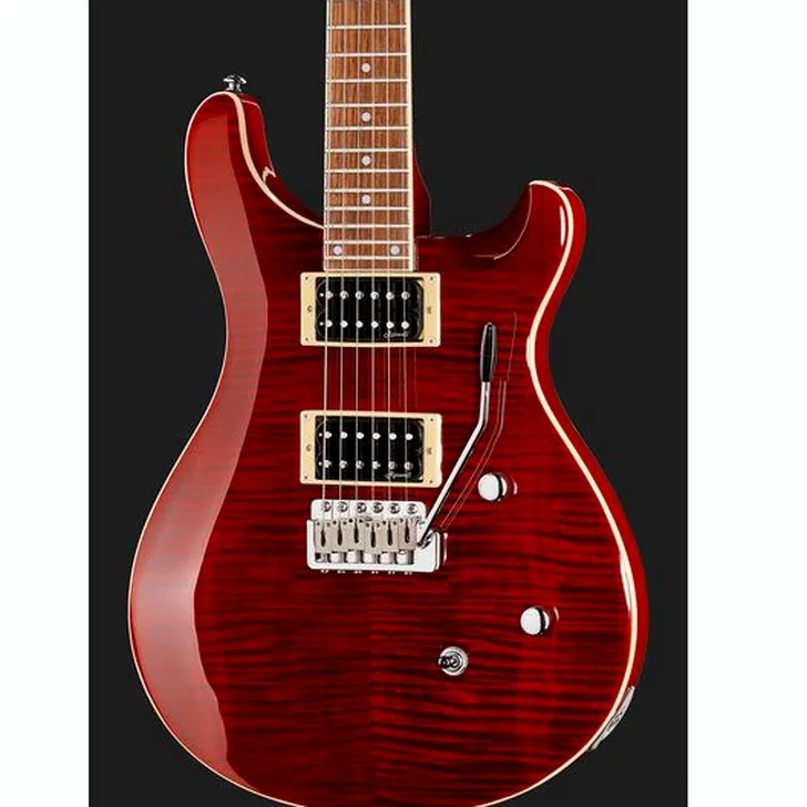 Elektrische gitaar review Harley Benton CST-24T Black Cherry Flame