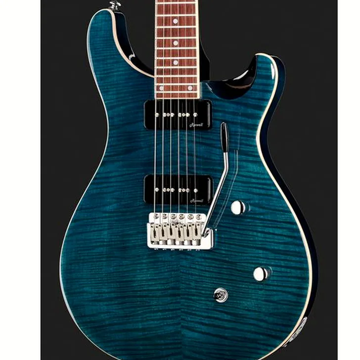 Elektrische gitaar review Harley Benton CST-24T P90 Ocean Flame