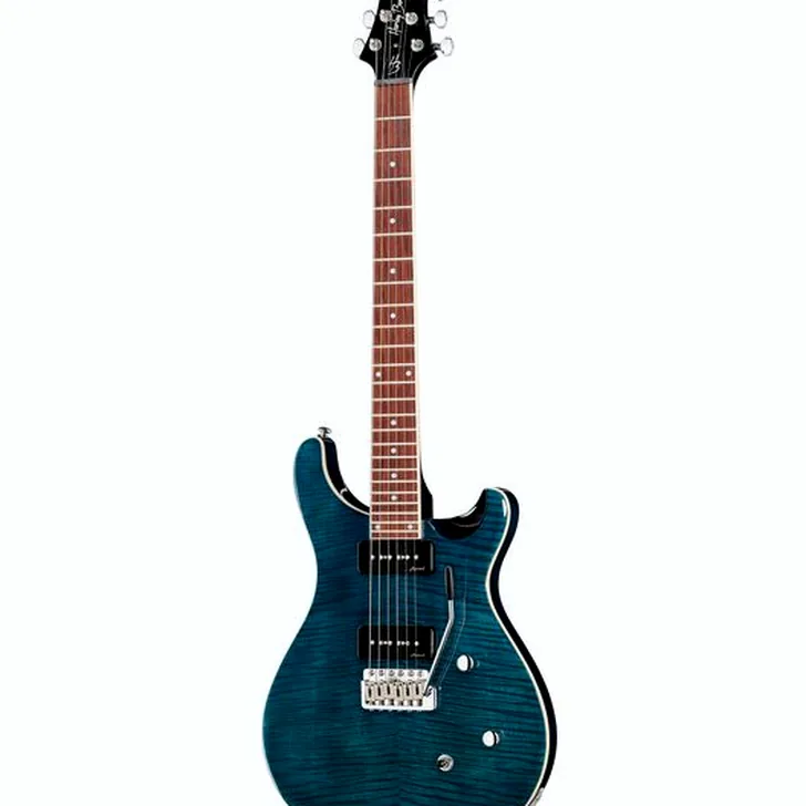 Elektrische gitaar review Harley Benton CST-24T P90 Ocean Flame