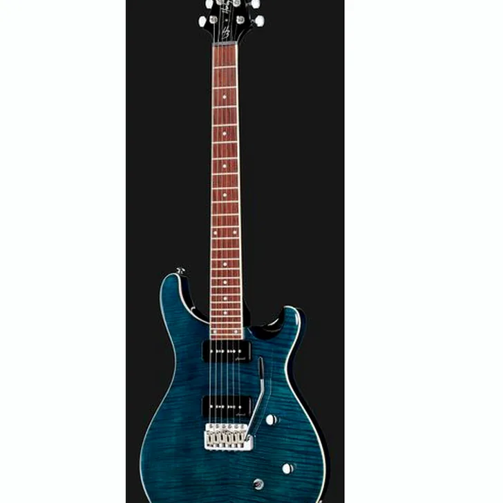 Elektrische gitaar review Harley Benton CST-24T P90 Ocean Flame