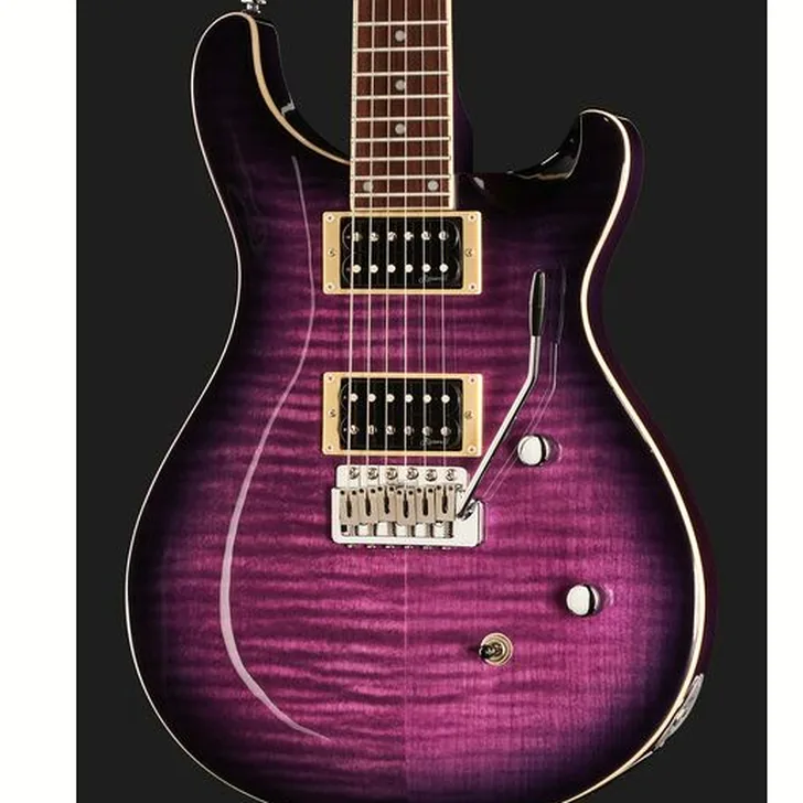 Elektrische gitaar review Harley Benton CST-24T Purple Burst