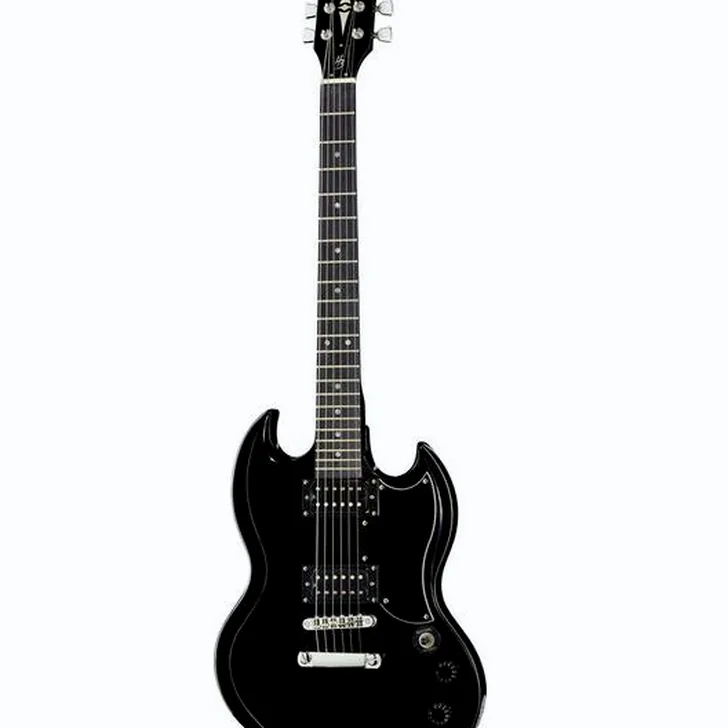 Elektrische gitaar review Harley Benton DC-200 BK Student Series