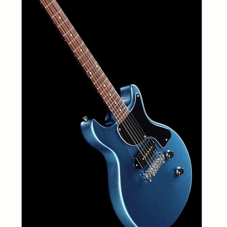 Elektrische gitaar review Harley Benton DC-Junior Pelham Blue