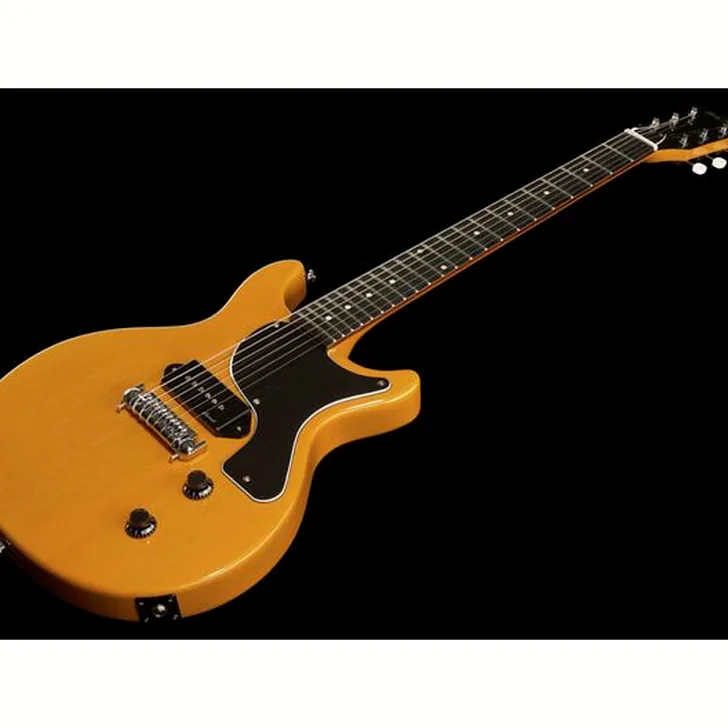 Elektrische gitaar review Harley Benton DC-Junior TV Yellow