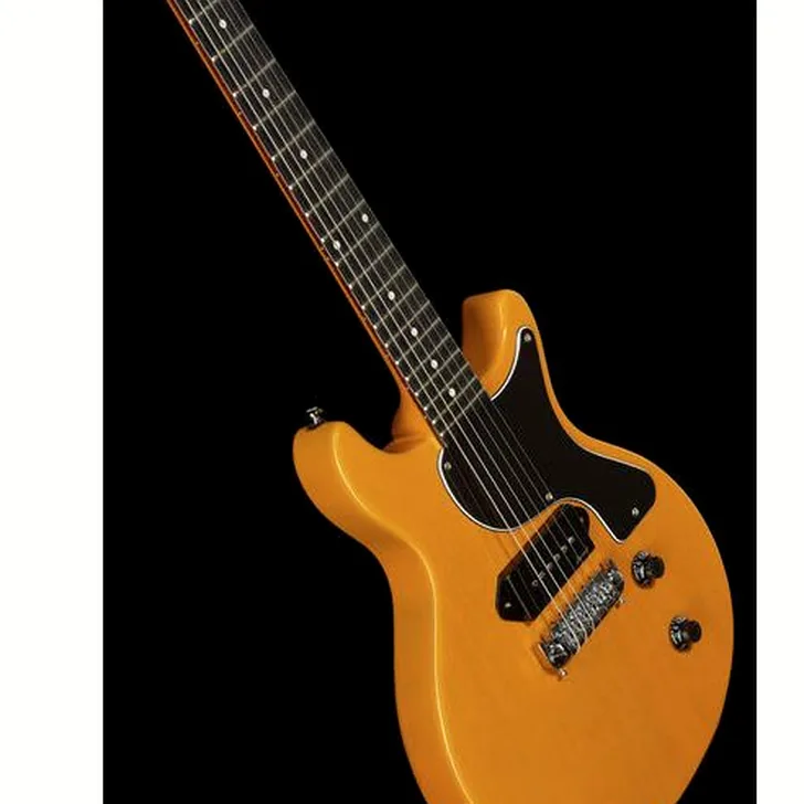 Elektrische gitaar review Harley Benton DC-Junior TV Yellow