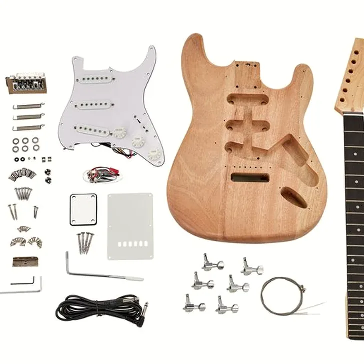Elektrische gitaar review Harley Benton Electric Guitar Kit ST-Style