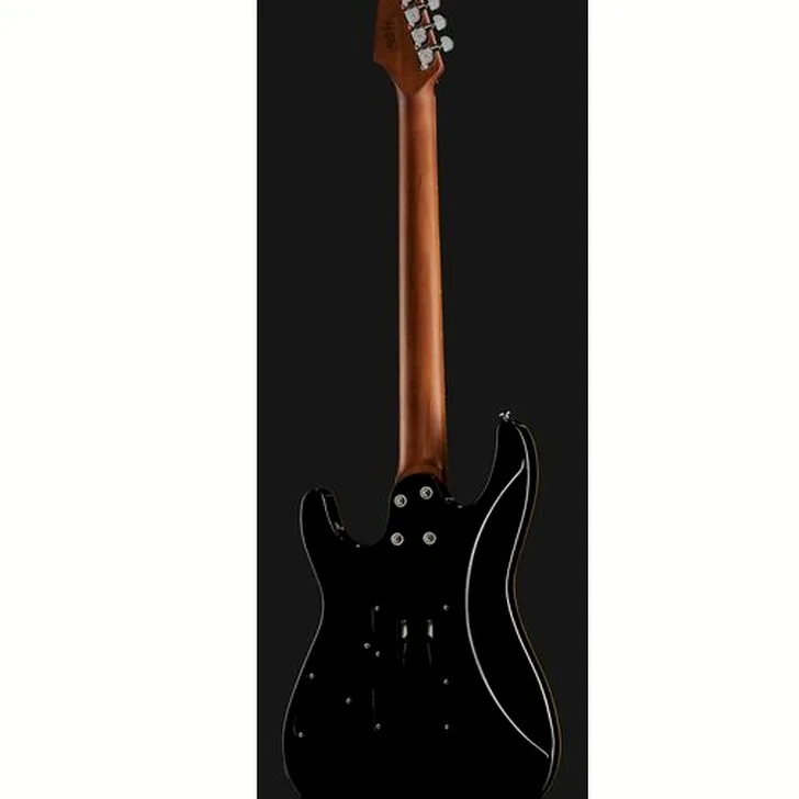 Elektrische gitaar review Harley Benton Fusion-III HH FR Roasted FBB