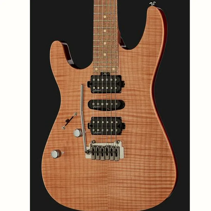 Elektrische gitaar review Harley Benton Fusion-III HSH LH Roasted FNT
