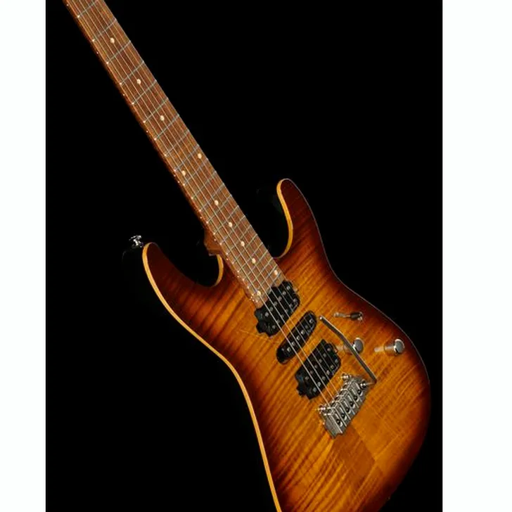 Elektrische gitaar review Harley Benton Fusion-III HSH Roasted FBB