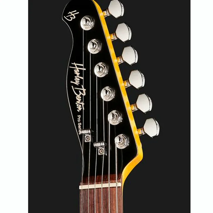 Elektrische gitaar review Harley Benton Fusion-T HH LH EB BK