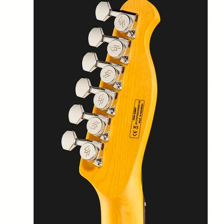 Elektrische gitaar review Harley Benton Fusion-T HH LH EB BK