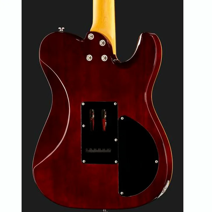 Elektrische gitaar review Harley Benton Fusion-T HH LH EB BK