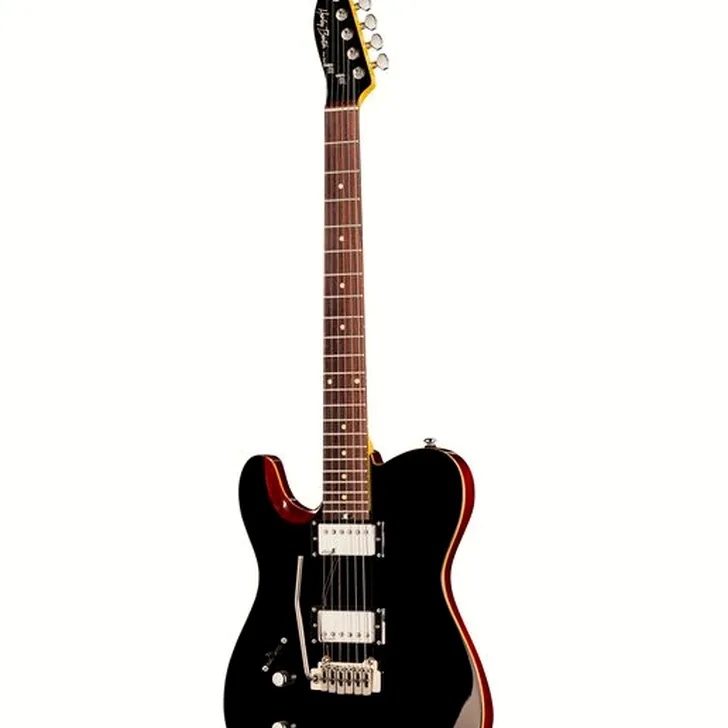 Elektrische gitaar review Harley Benton Fusion-T HH LH EB BK