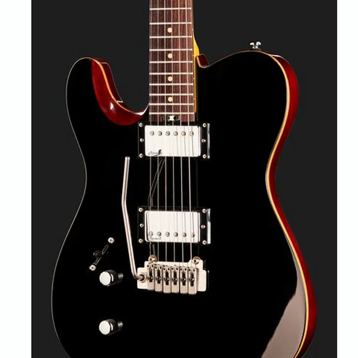 Elektrische gitaar review Harley Benton Fusion-T HH LH EB BK