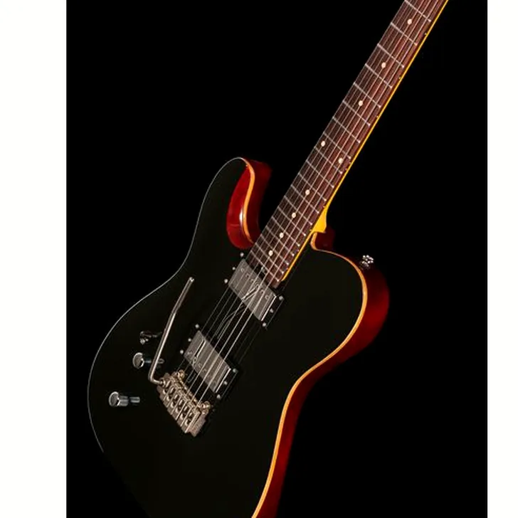 Elektrische gitaar review Harley Benton Fusion-T HH LH EB BK