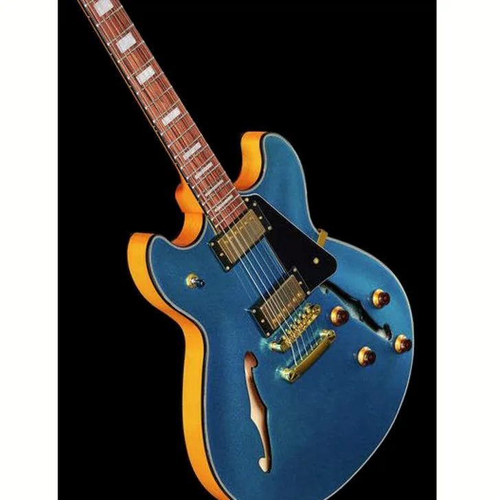Elektrische gitaar review Harley Benton HB-35Plus Metallic Blue