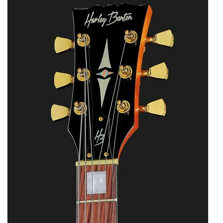 Elektrische gitaar review Harley Benton HB-35Plus Metallic Blue
