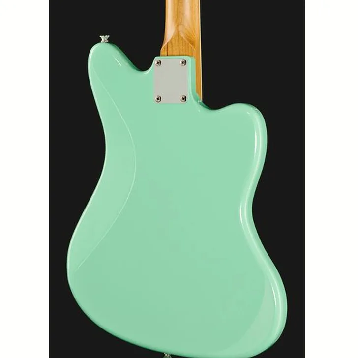 Elektrische gitaar review Harley Benton JA-60CC LH Seafoam Green