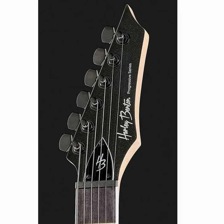 Elektrische gitaar review Harley Benton R-446 Graphite Metallic