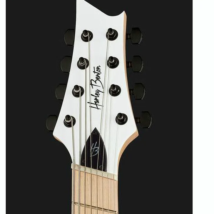 Elektrische gitaar review Harley Benton R-458MN WH MultiScale