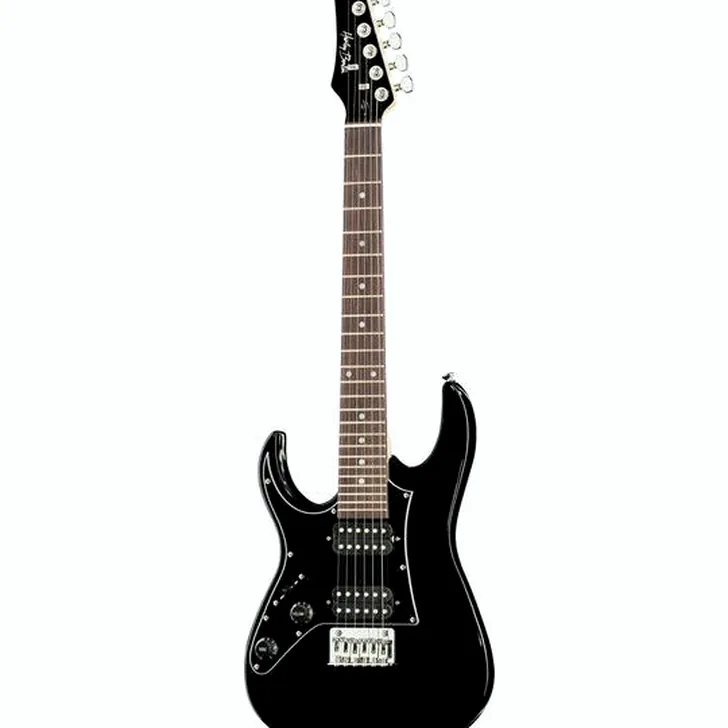 Elektrische gitaar review Harley Benton RG-Junior BK LH