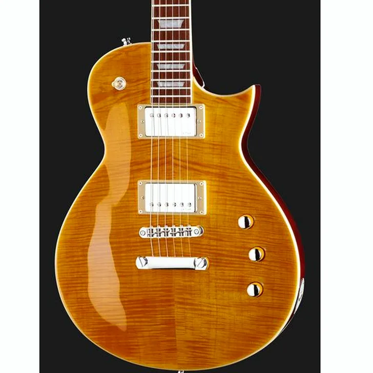 Elektrische gitaar review Harley Benton SC-Custom III Lemon Flame