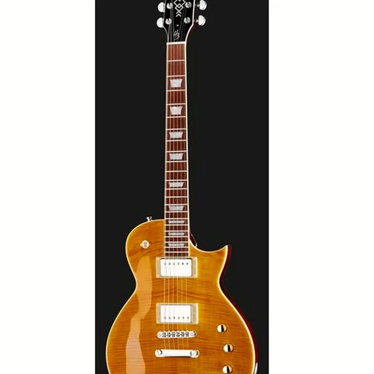 Elektrische gitaar review Harley Benton SC-Custom III Lemon Flame