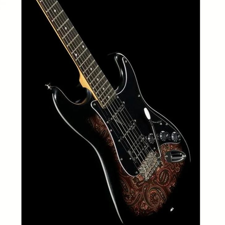 Elektrische gitaar review Harley Benton ST-70 Black Paisley