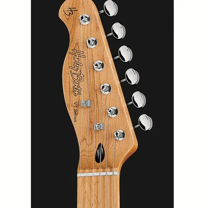 Elektrische gitaar review Harley Benton TE-52 NA LH Vintage Series