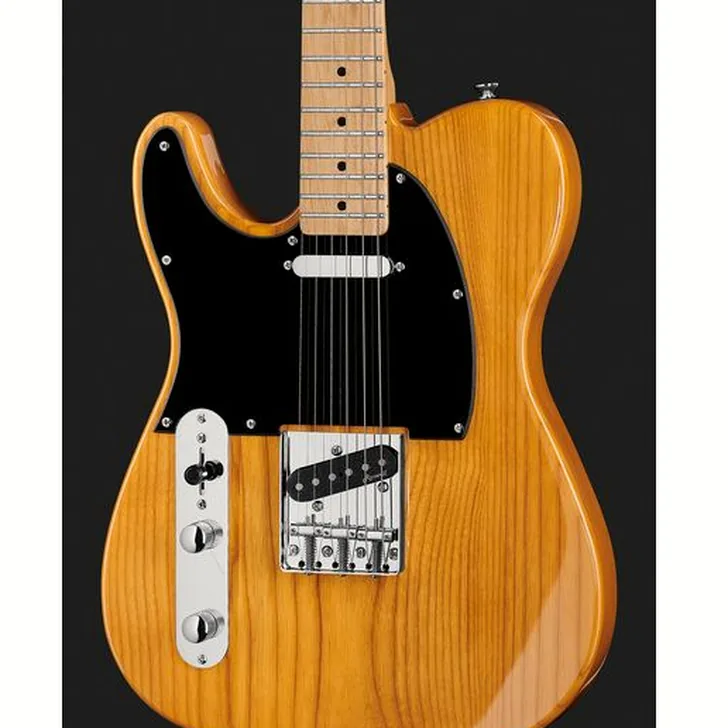 Elektrische gitaar review Harley Benton TE-52 NA LH Vintage Series