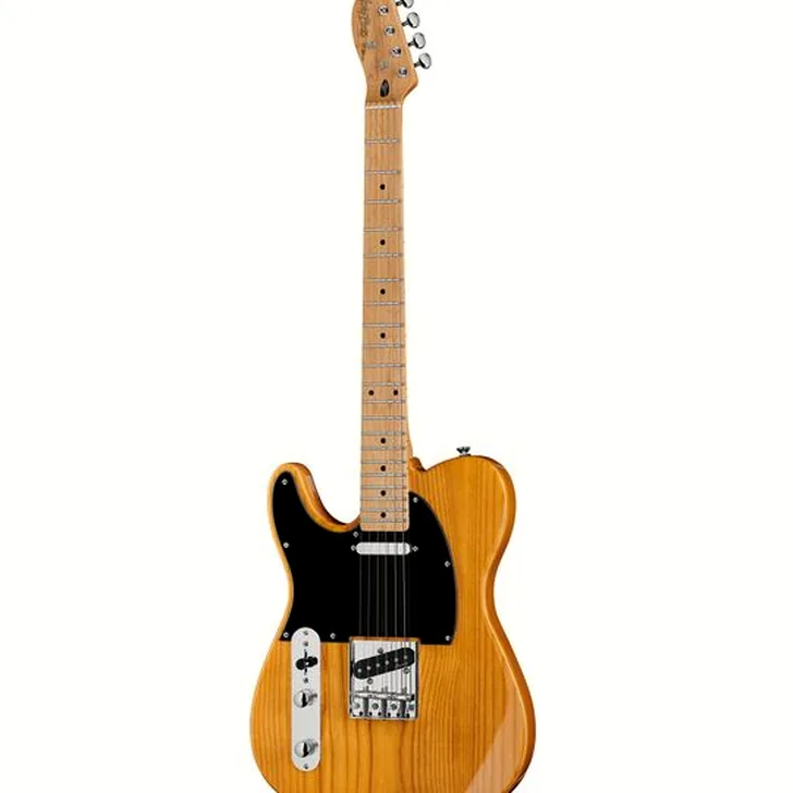 Elektrische gitaar review Harley Benton TE-52 NA LH Vintage Series