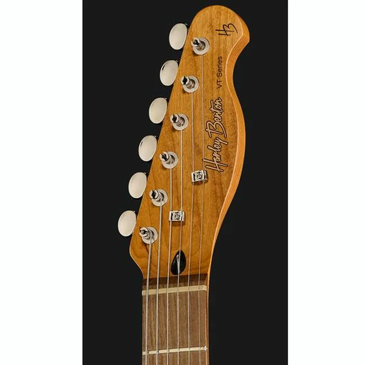 Elektrische gitaar review Harley Benton TE-62DB LPB