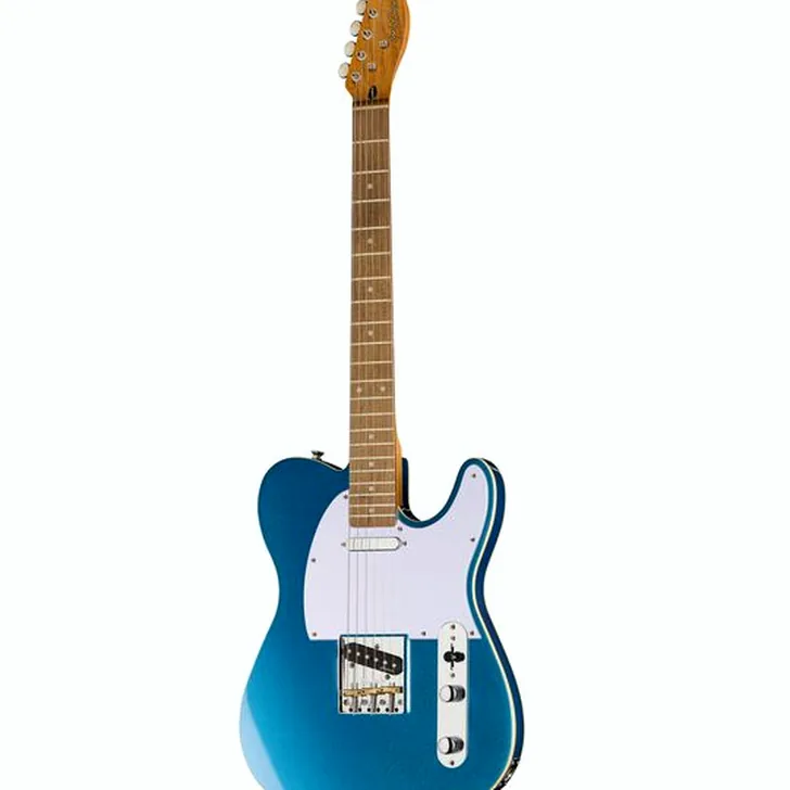 Elektrische gitaar review Harley Benton TE-62DB LPB