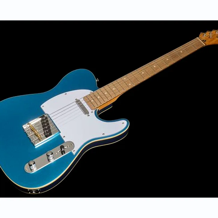 Elektrische gitaar review Harley Benton TE-62DB LPB