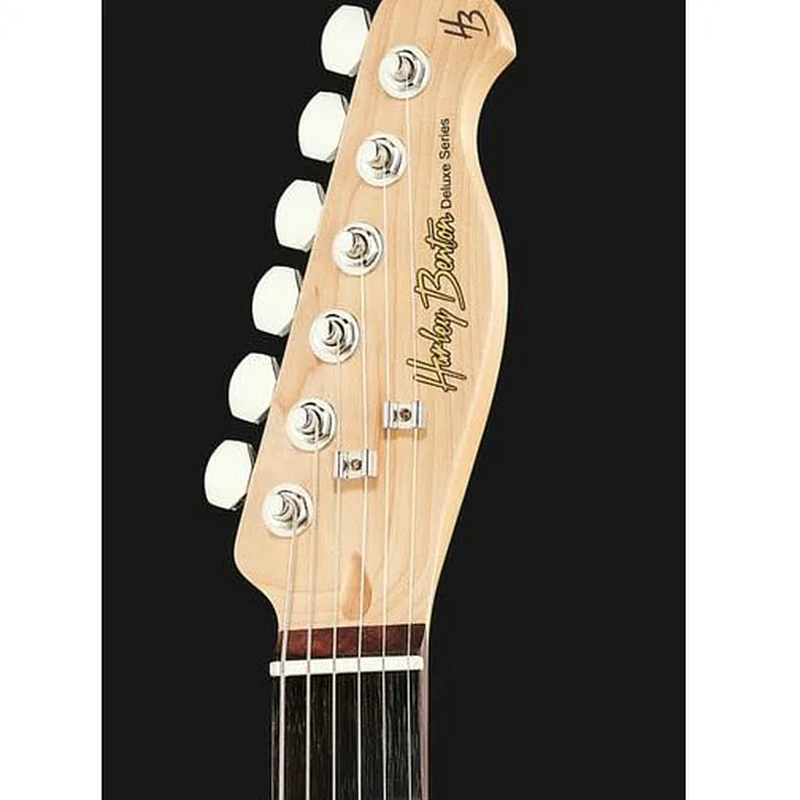 Elektrische gitaar review Harley Benton TE-90QM Trans Red
