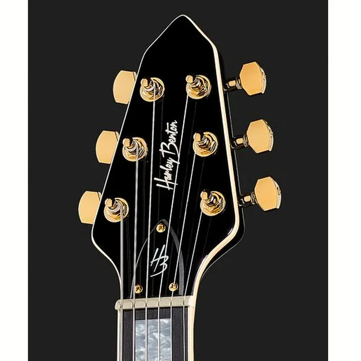 Elektrische gitaar review Harley Benton Victory Plus BK Vintage Series