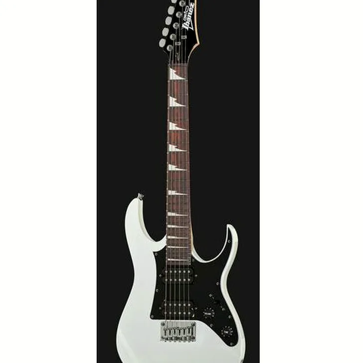 Elektrische gitaar review Ibanez GRGM21-WH E-Guitar Micro
