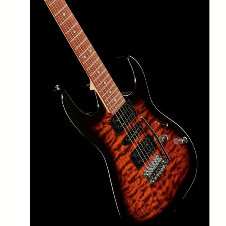 Elektrische gitaar review Ibanez GRX70QA-SB GIO