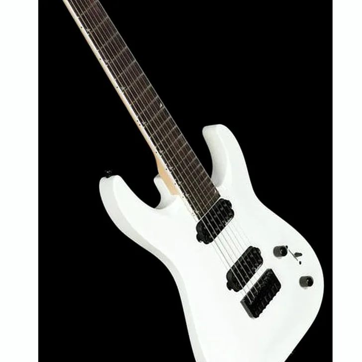 Elektrische gitaar review Jackson JS32-7 Dinky DKA AH Snow White
