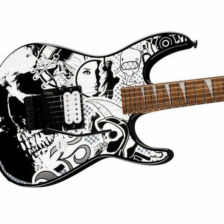 Elektrische gitaar review Jackson X Series DK1 Skull Kaos