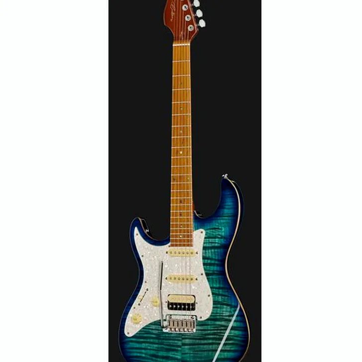 Elektrische gitaar review Larry Carlton S7FM TBL LH