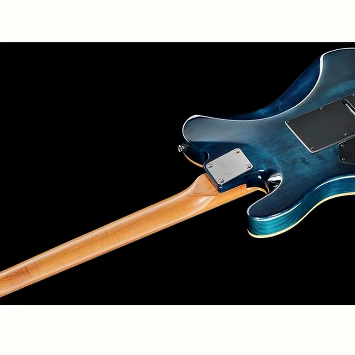 Elektrische gitaar review Larry Carlton T7 FM TBL