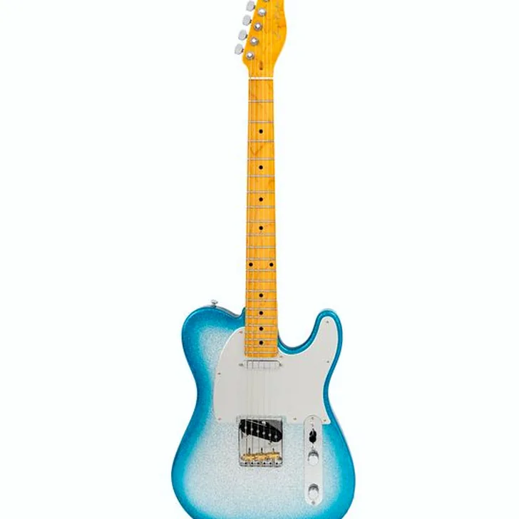 Elektrische gitaar review Larry Carlton T7 Skyburst Sparkle New Gen