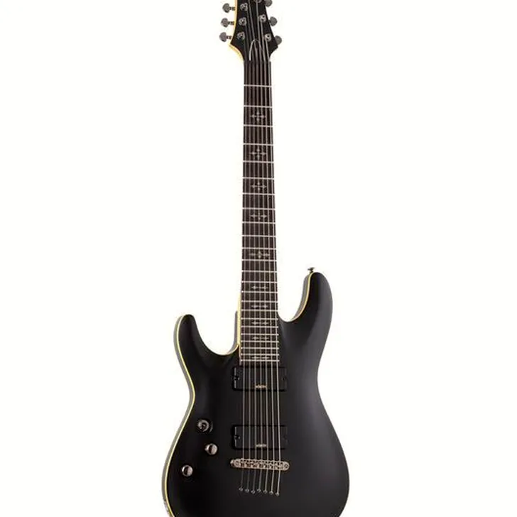 Elektrische gitaar review Schecter Demon-7 LH SBK