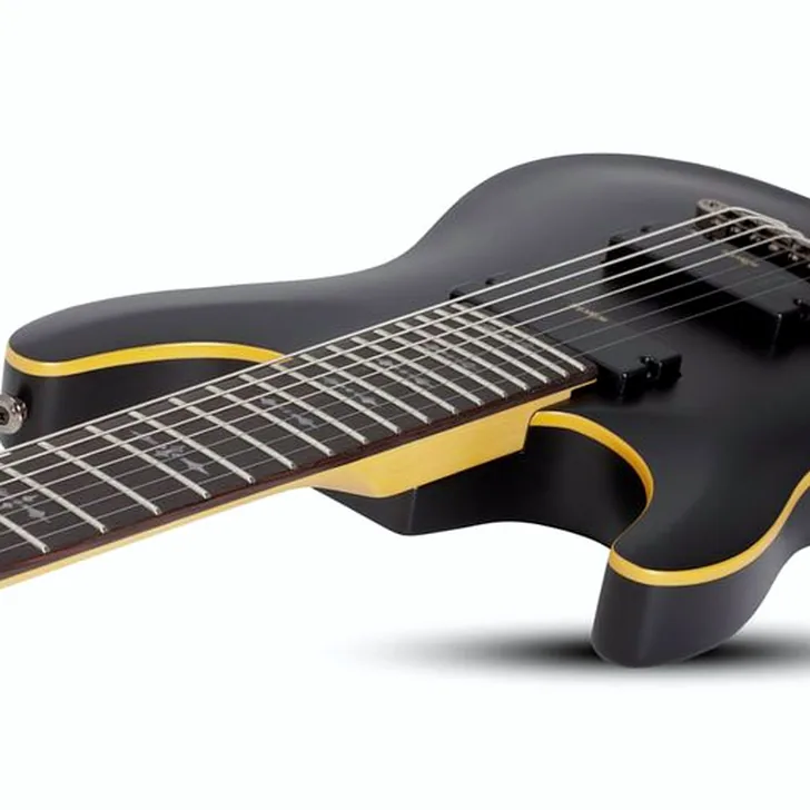 Elektrische gitaar review Schecter Demon-7 LH SBK