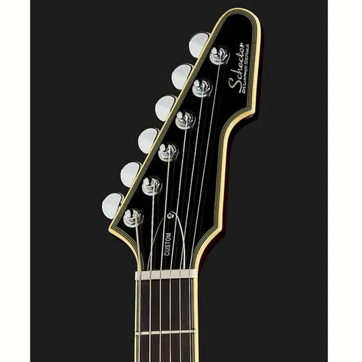 Elektrische gitaar review Schecter E-1 Custom Special Edition VSB
