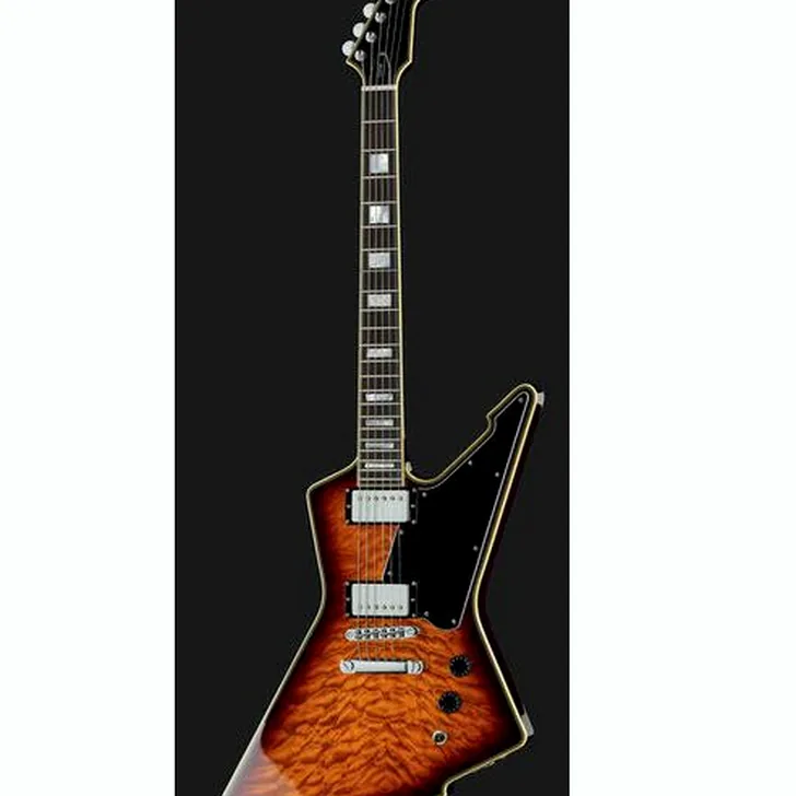 Elektrische gitaar review Schecter E-1 Custom Special Edition VSB