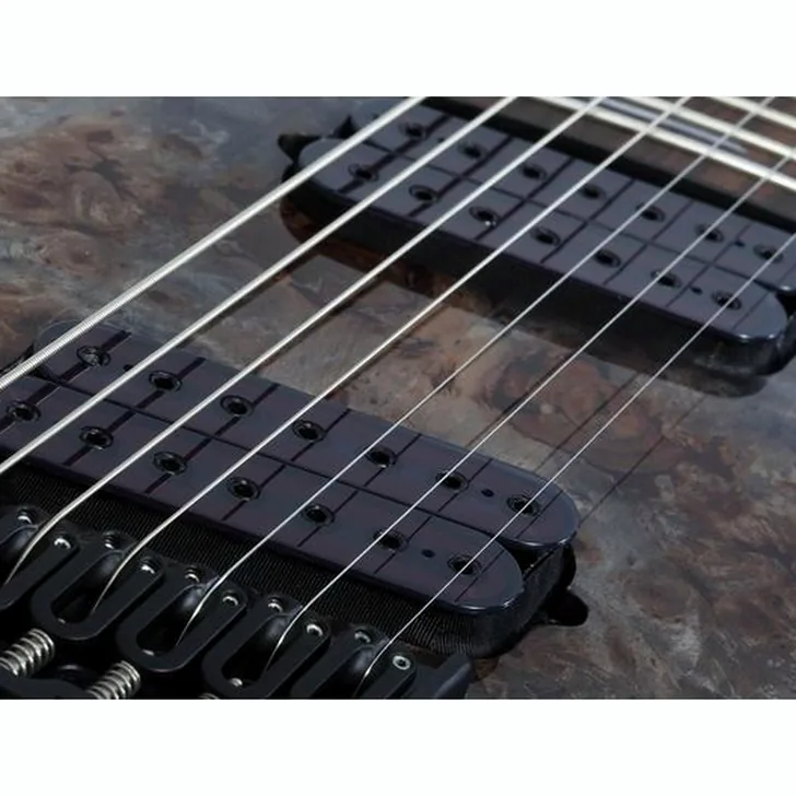 Elektrische gitaar review Schecter Omen Elite-7 MS Charcoal